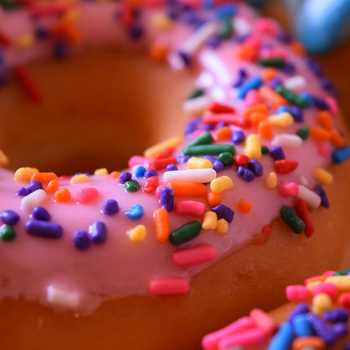 image of pink donut